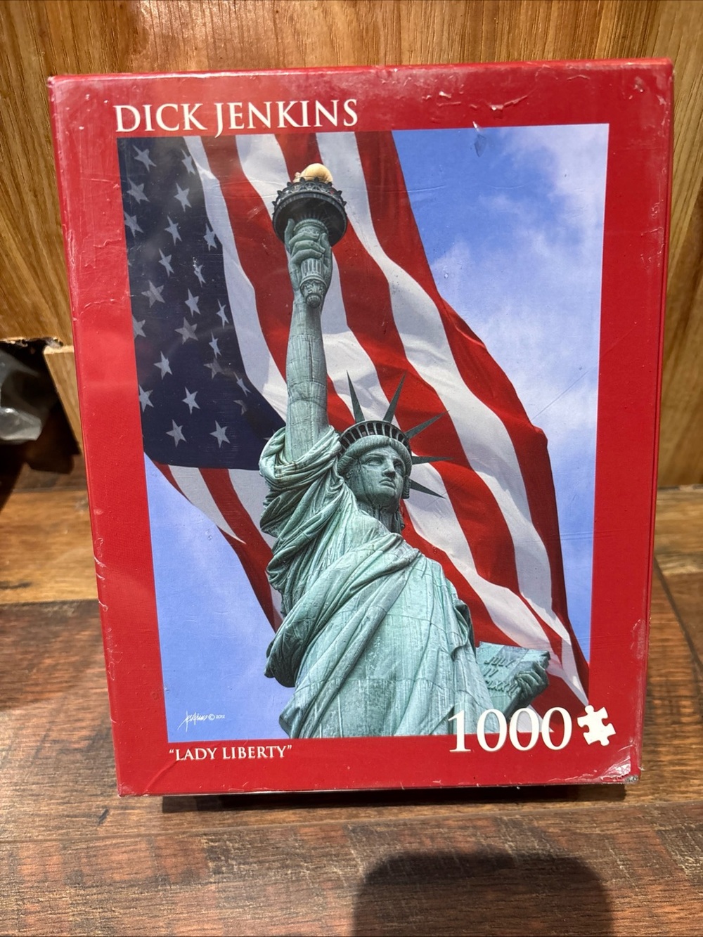 Dick Jenkins “lady liberty” 1000 piece puzzle-new & sealed